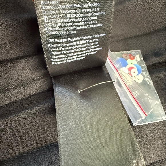 NWT Farm Rio V Neck Sequins Slip Maxi Dress Women Size M In Black Sleeveless - Picture 14 of 17